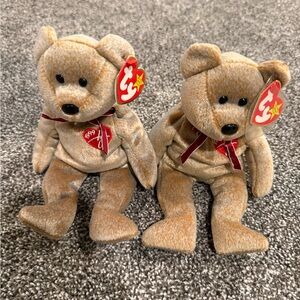 TY Beanie Babies Brown Teddy Bear 1999